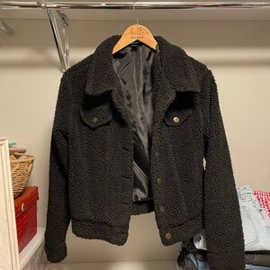 Wild fable Black Teddy Sherpa Jacket